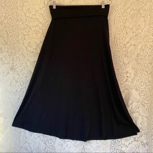 Mossimo Supply Co Black Wide Band A Line Skirt
